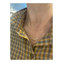 Vores nye fine halskæde med akoya perler og diamanter 
🤍⚪️⚪️⚪️⚪️⚪️⚪️🤍
.
#halskæde #perler #diamanter #guld #smykker #nytbling #aestetik #guldsmed #håndlavet #gammelkongevej
